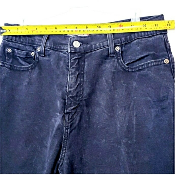 Levi's Black 512 Perfectly Slimming high waisted bootcut jeans Y2K Size 16S - Picture 5 of 9